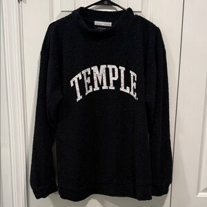 Temple Black Speckled Mockneck
